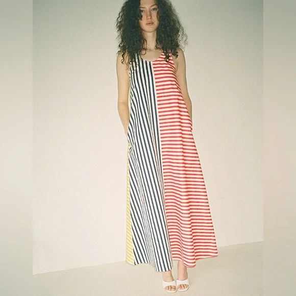 🎯NWT L.F. Markey Multi Stripe Ryder Dress Size 4 - Picture 5 of 17